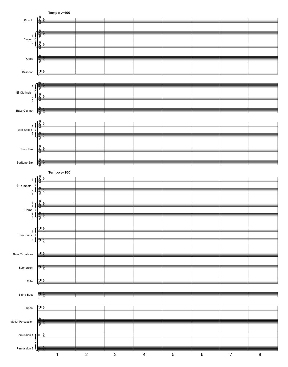 free concert band scores